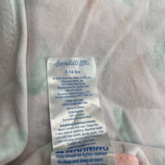 SwaddleMe Original Swaddle – Size Small, 0-3 Months, 3-Pack/Coral Days - Picture 5 of 7